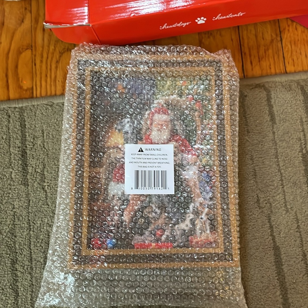 Holiday Keepsake Lighted Canvas Shadow Box - Picture 7 of 12